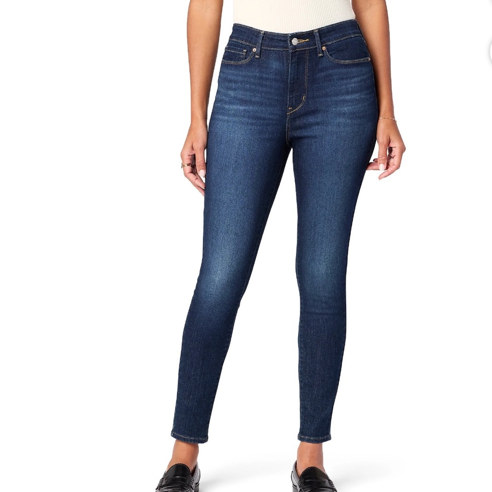 Signature by Levi Strauss Women's Skinny Jeans - Dark Blue - Picture 3 of 16
